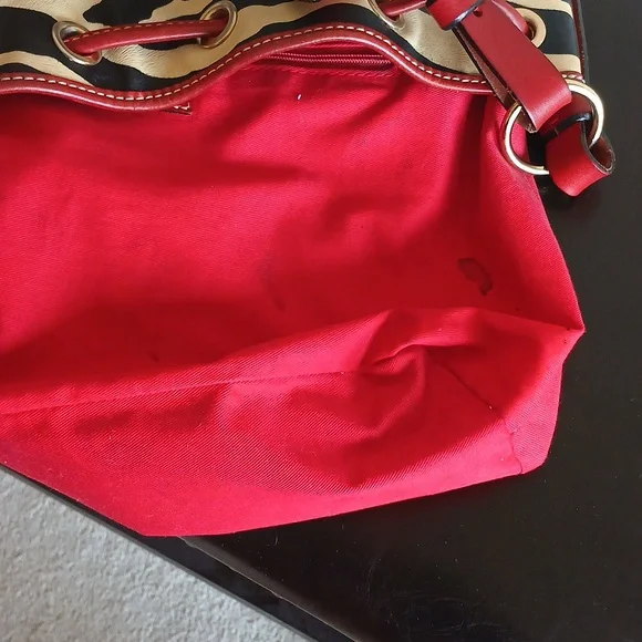 Dooney & Bourke Zebra Stripe Shoulder Bag and Wallet - Picture 11 of 17